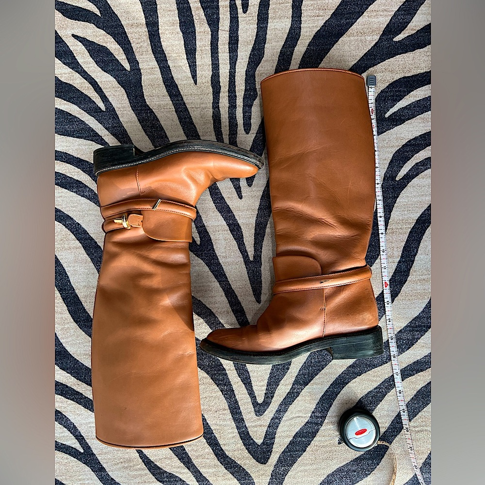 Balenciaga Leather Riding Boots